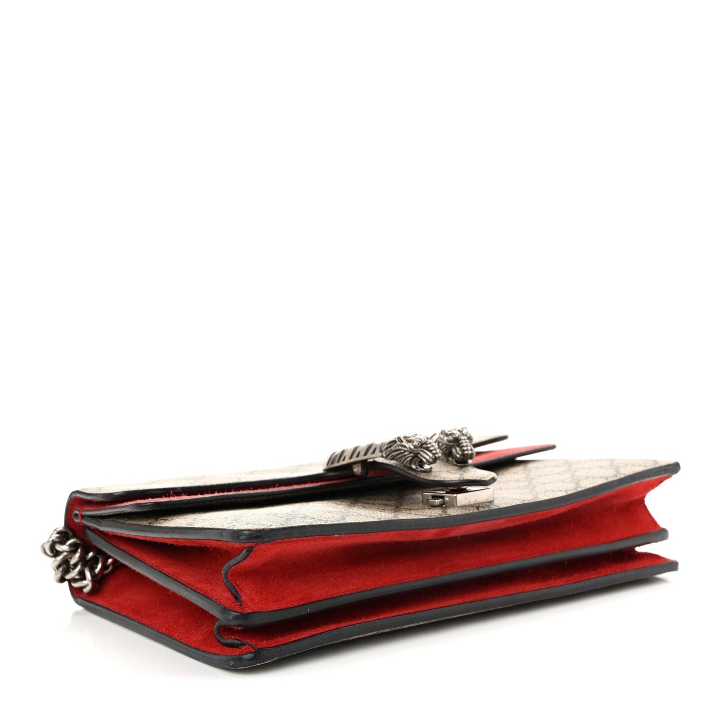 GG Supreme Monogram Small Dionysus Shoulder Bag Red