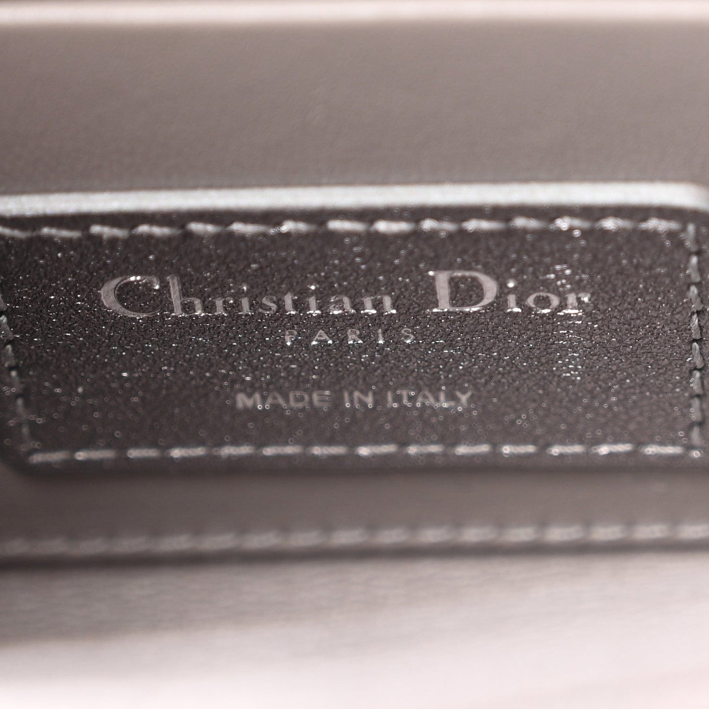 Metallic Lambskin Cannage Small Lady D-Joy