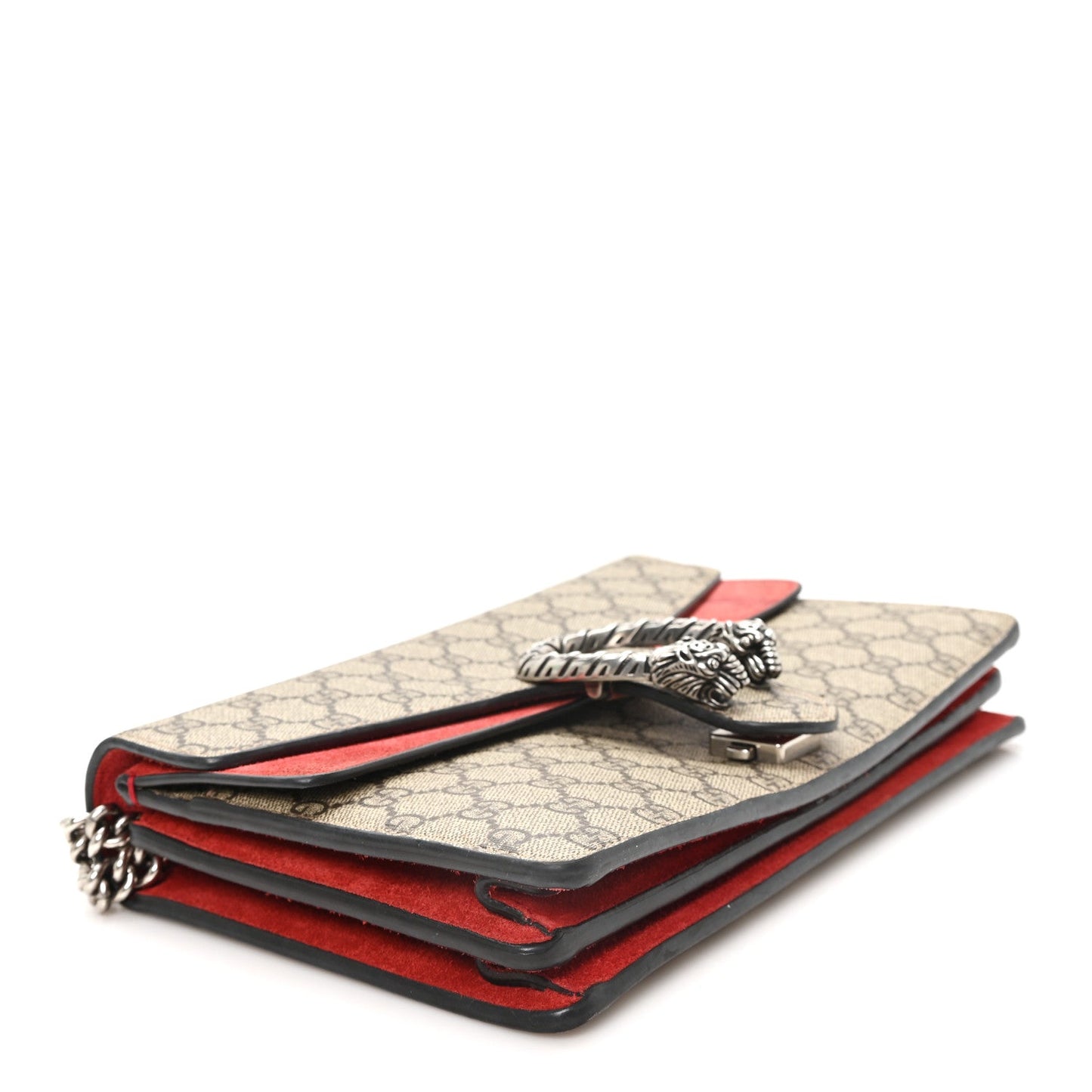 GG Supreme Monogram Small Dionysus Shoulder Bag Red