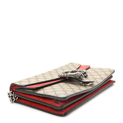 GG Supreme Monogram Small Dionysus Shoulder Bag Red
