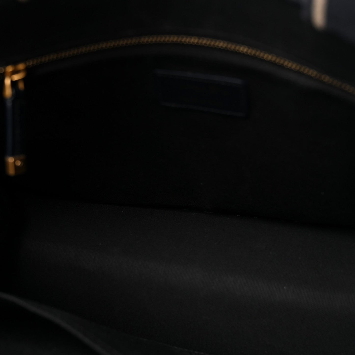 Oblique Calfskin Medium Book Tote With Strap Blue Multicolor