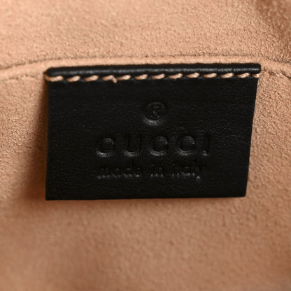 Calfskin Matelasse Animal Studs GG Marmont Belt Bag 85 34 Black