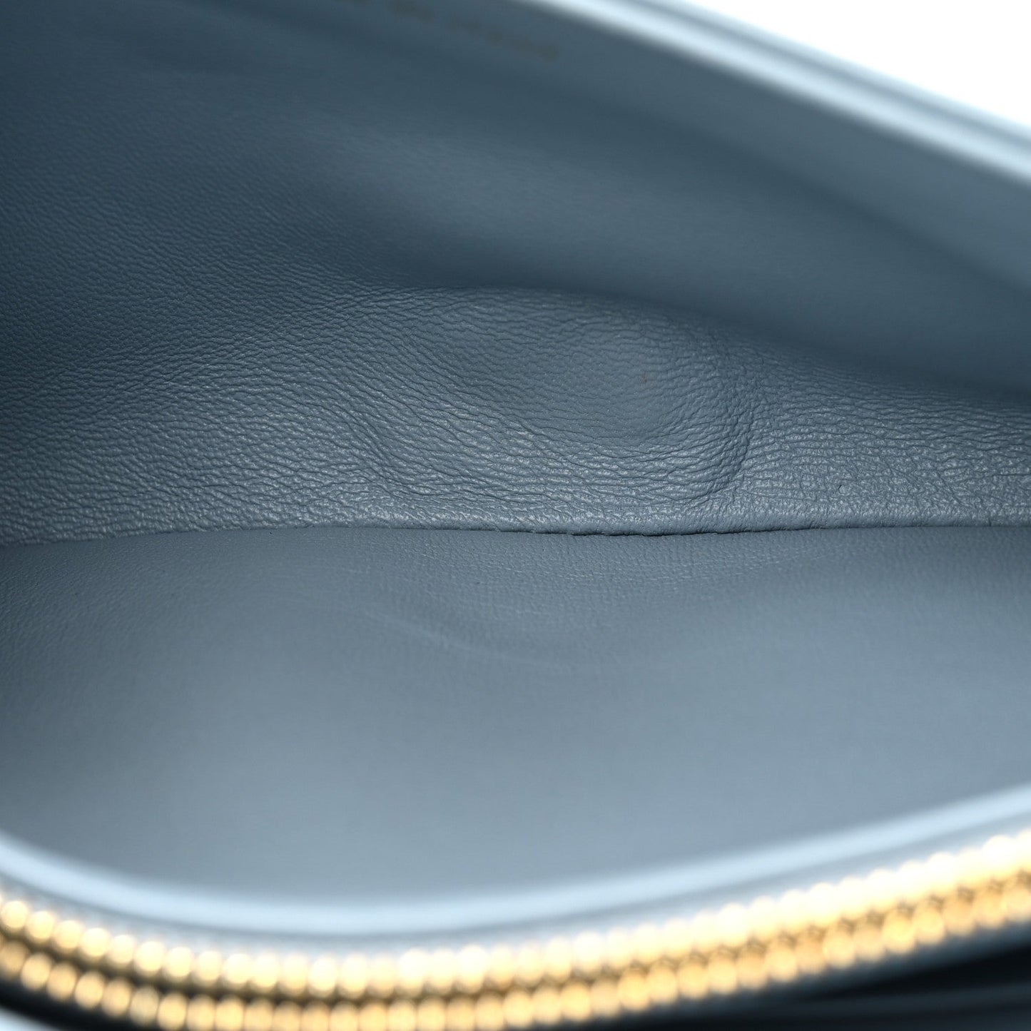 Lambskin Macrocannage Mini Dior Caro Bag Cloud Blue