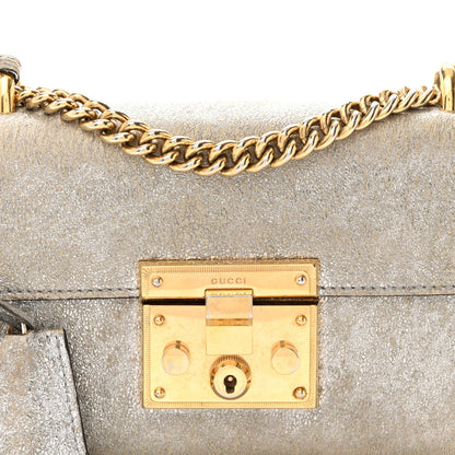 Galassia Small Padlock Shoulder Bag Platino