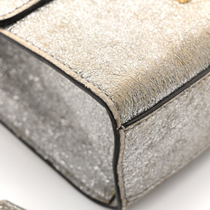 Galassia Small Padlock Shoulder Bag Platino