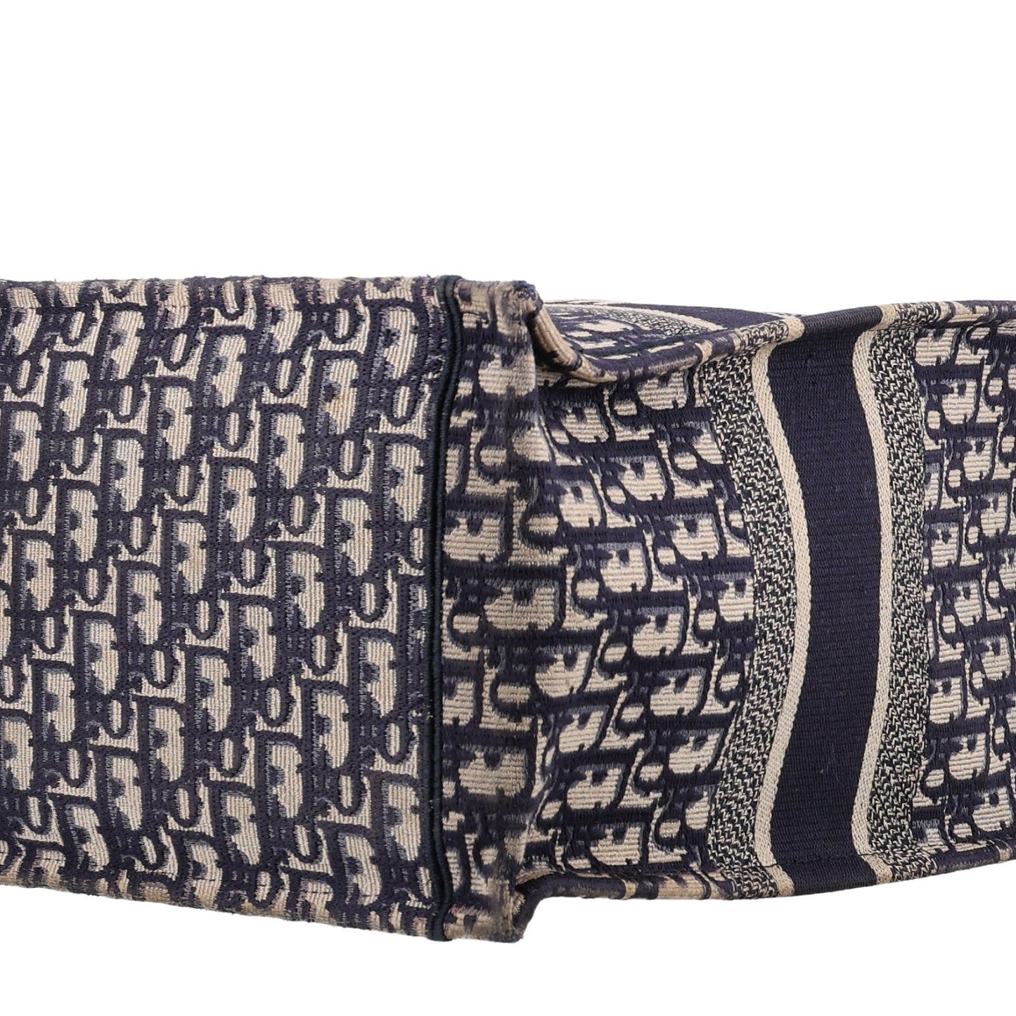 Oblique Medium Book Tote Blue Multicolor