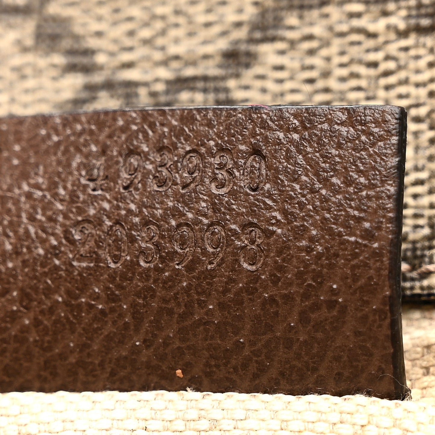 GG Supreme Monogram Neo Vintage Web Belt Bag Brown