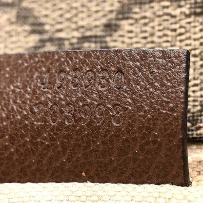 GG Supreme Monogram Neo Vintage Web Belt Bag Brown