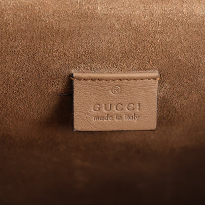 GG Supreme Monogram Medium Dionysus Shoulder Bag Taupe