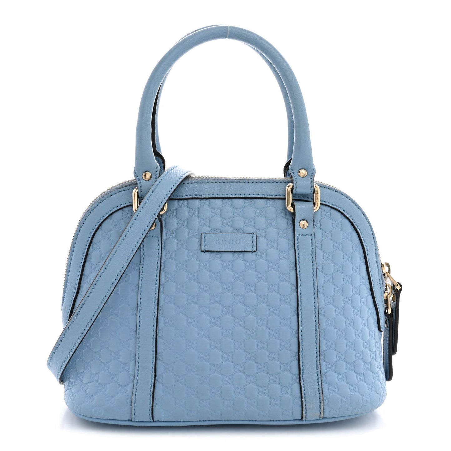 Microguccissima Mini Dome Bag Mineral Blue