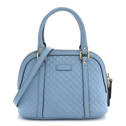 Microguccissima Mini Dome Bag Mineral Blue