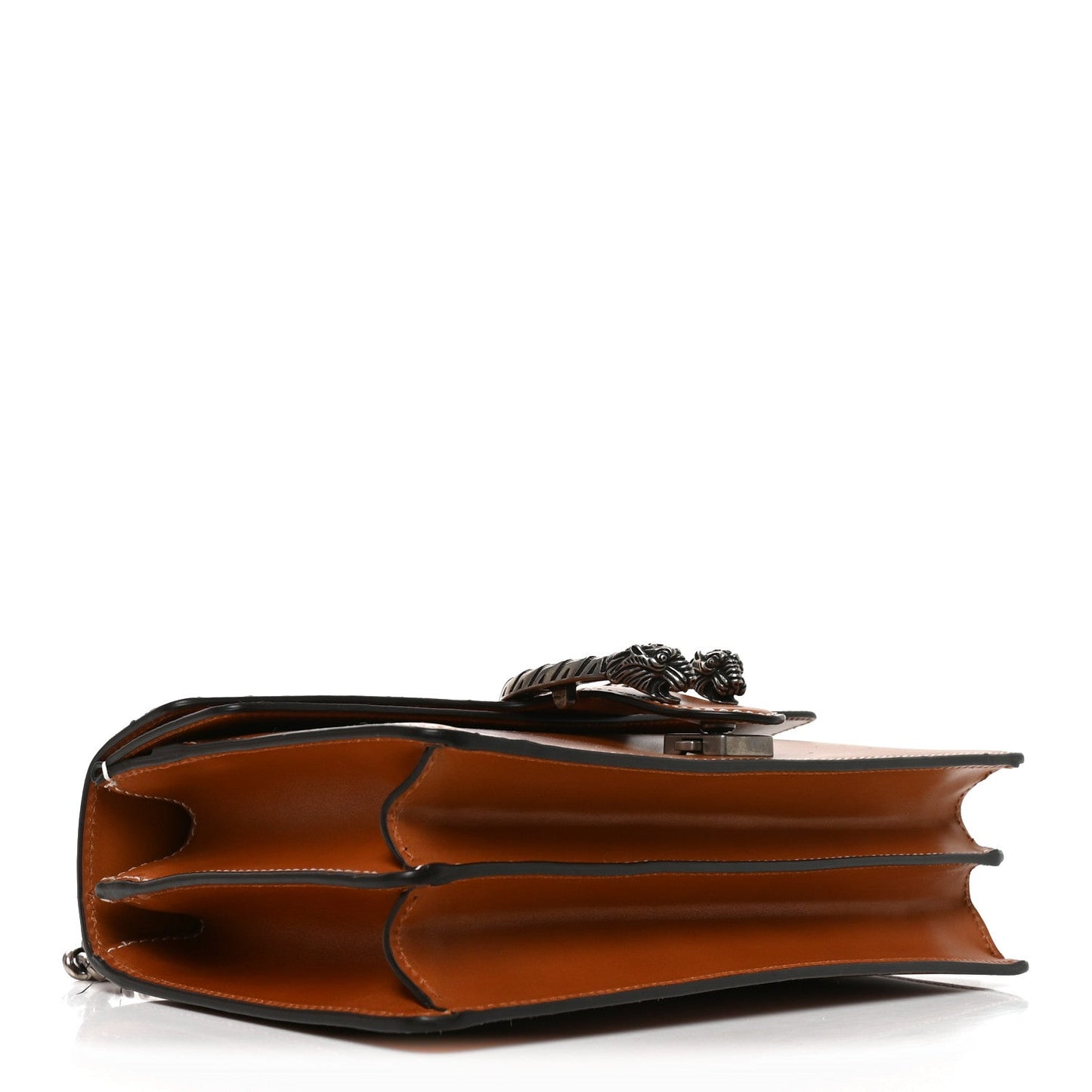 Calfskin Small Dionysus Shoulder Bag Harness Brown