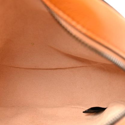 Azalea Calfskin Matelasse Diagonal Mini Torchon GG Marmont Round Shoulder Bag Cognac Black