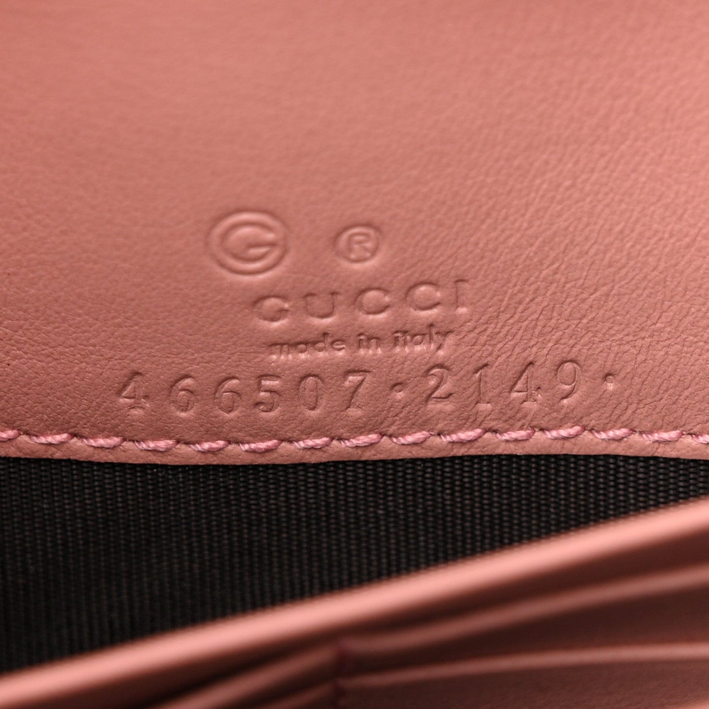 Microguccissima Crossbody Wallet Soft Pink Soft Pink