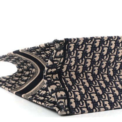 Oblique Large Book Tote Blue Multicolor