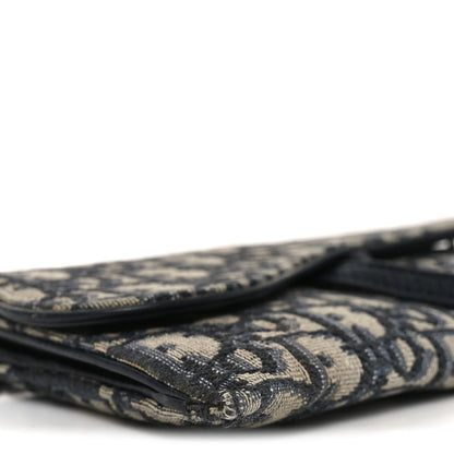 Oblique Small Saddle Chain Pouch Blue