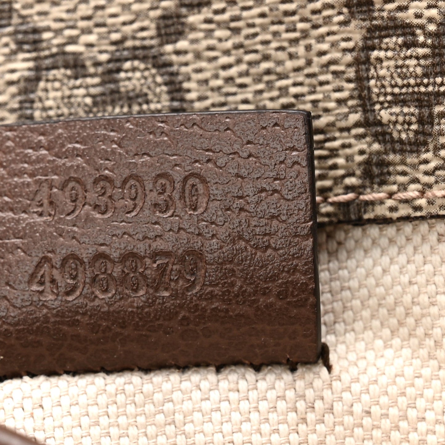 GG Supreme Monogram Neo Vintage Web Belt Bag Brown
