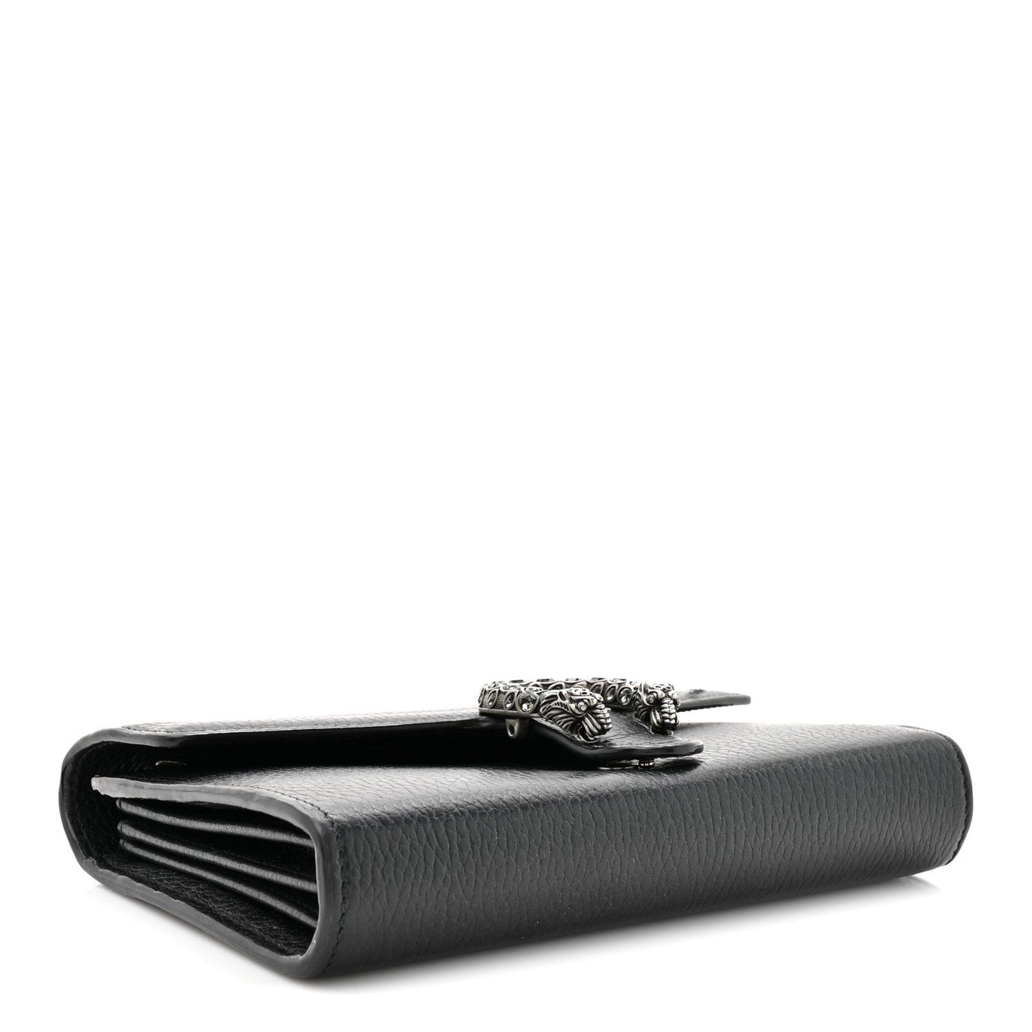 Calfskin Mini Dionysus Chain Wallet Black