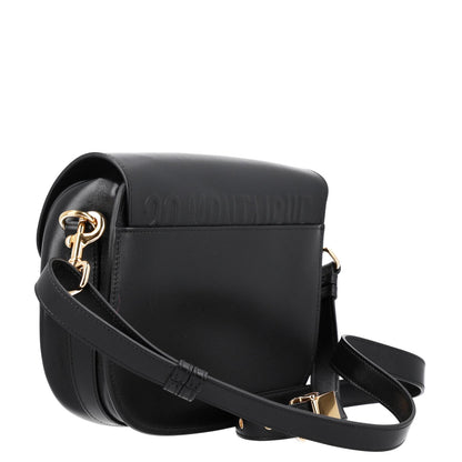 Box Calfskin Medium Bobby Flap Black