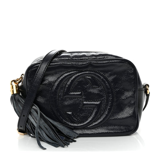 Vernice Naplack Small Soho Disco Bag Uniform Blue