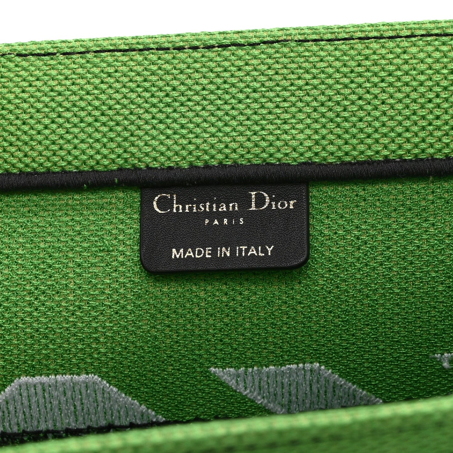 Canvas Embroidered Medium Jungle Pop Book Tote Green Multicolor