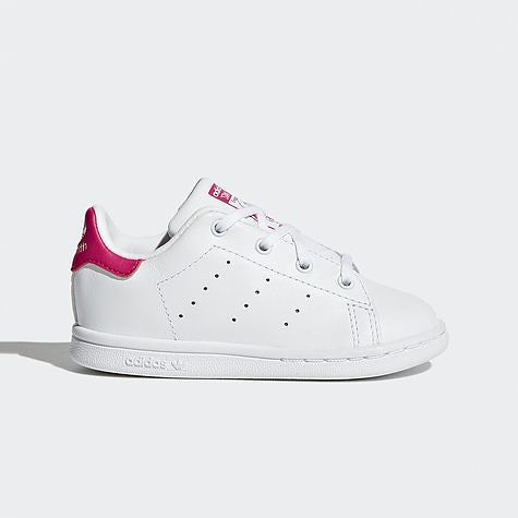 Adidas Original STAN SMITH Infant’s - FTWWHT/FTWWHT/BOPINK/FTWBLA/FTWBLA/ROSECL