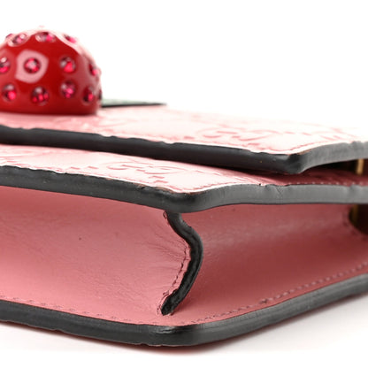Guccissima Mini Cherry Chain Bag Rose
