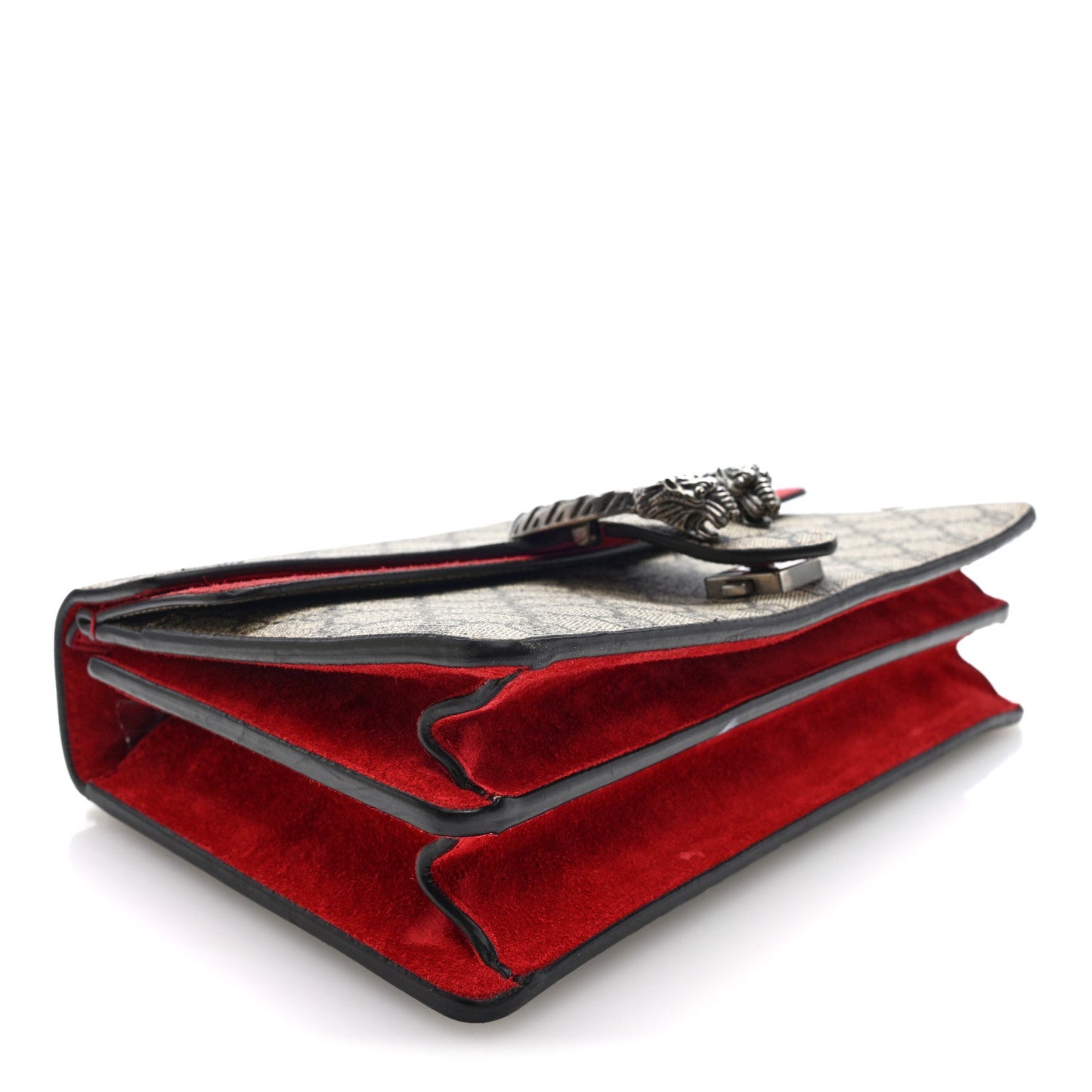 GG Supreme Monogram Small Dionysus Shoulder Bag Red