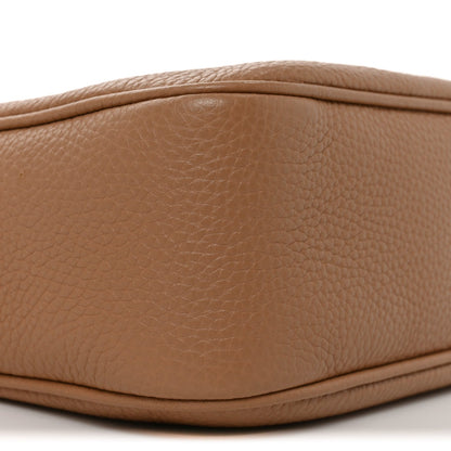 Pebbled Calfskin Small Soho Disco Bag Rose Beige