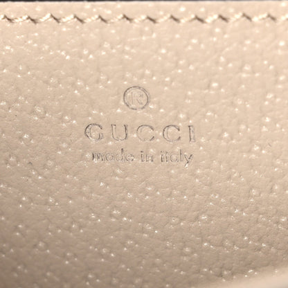 GG Supreme Monogram Textured Dollar Calfskin Web Mini Ophidia Envelope Shoulder Bag Beige Mystic White Oatmeal