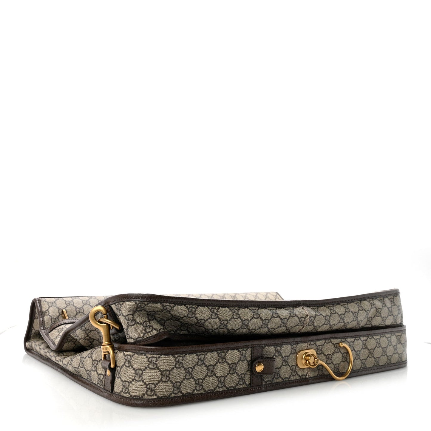 GG Supreme Monogram Web Savoy Garment Bag Beige Ebony New Acero