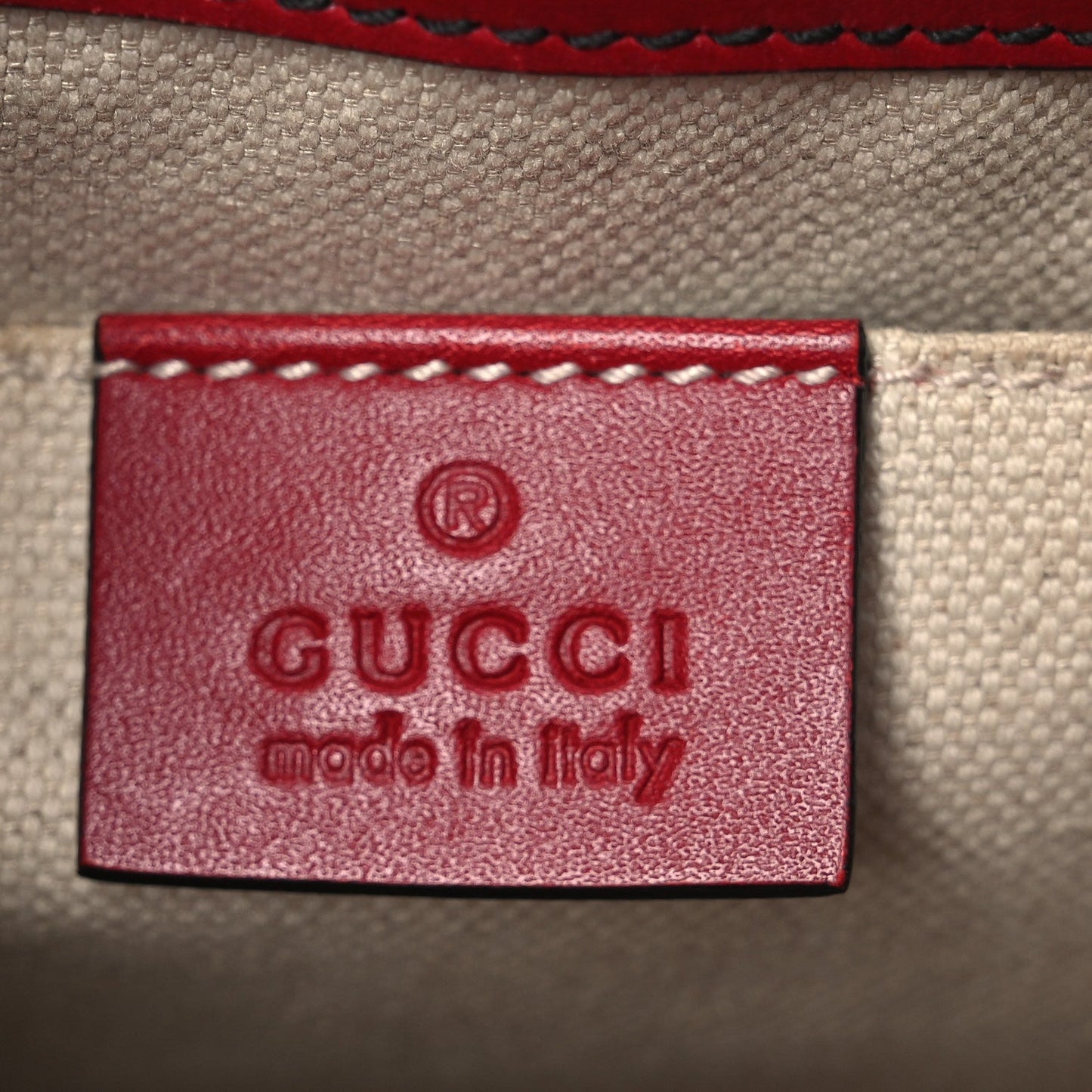 Guccissima Small Emily Shoulder Bag Red