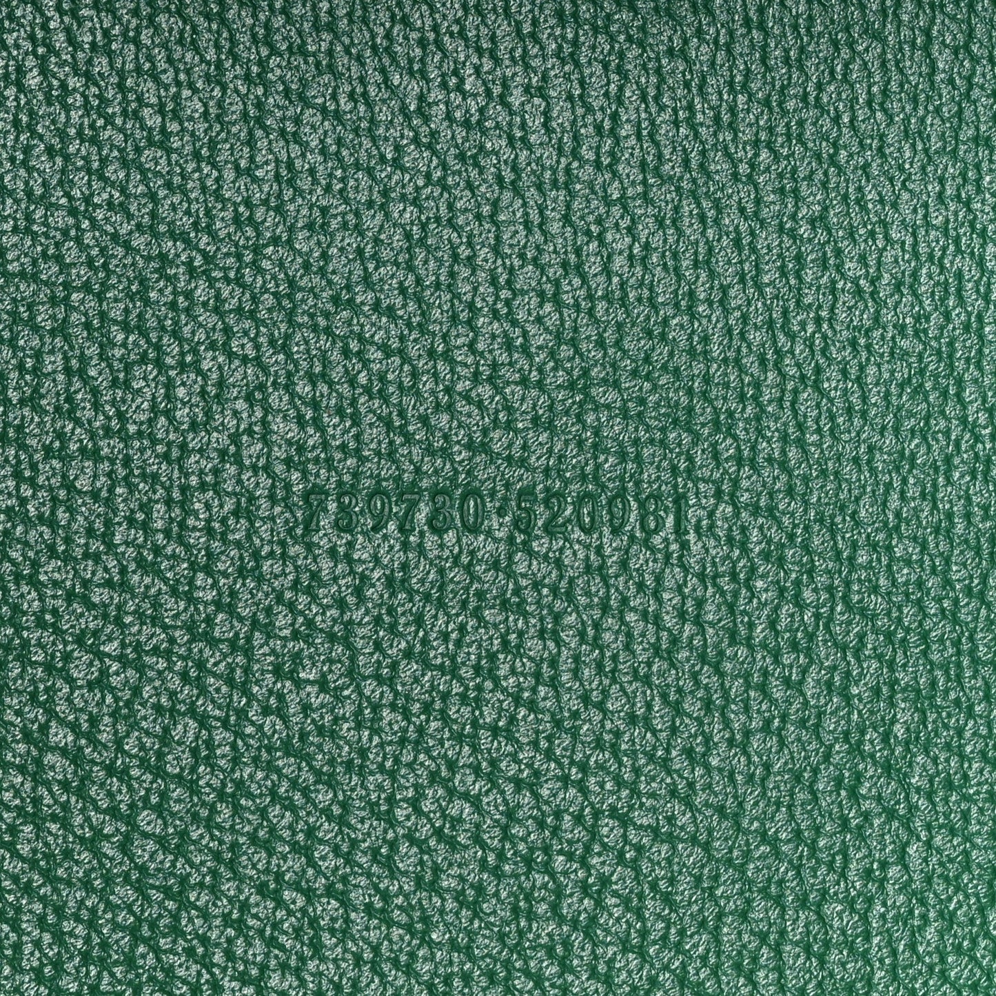 Textured Dollar Calfskin Medium Ophidia Shoulder Tote Bag Green