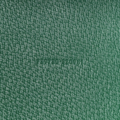 Textured Dollar Calfskin Medium Ophidia Shoulder Tote Bag Green