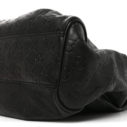 Guccissima Medium Sukey Tote Black