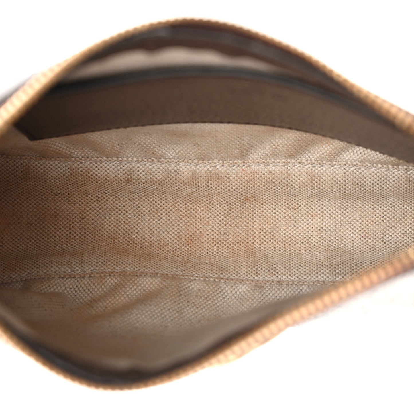 GG Supreme Monogram Textured Dollar Calfskin Web Small Ophidia GG Handbag Beige Ebony New Acero