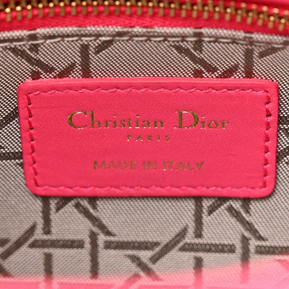 Lambskin Cannage Small My ABCDior Lady Dior Fraise