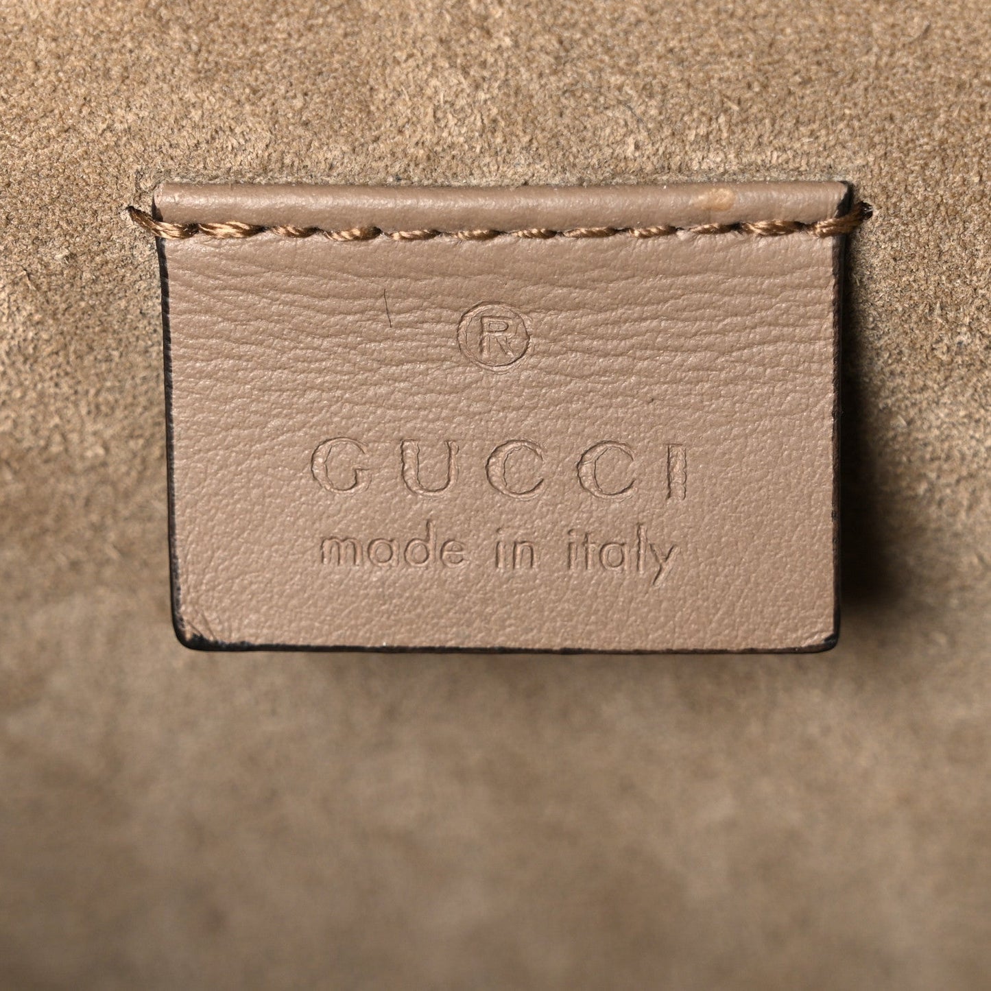 GG Supreme Monogram Small Dionysus Shoulder Bag Taupe