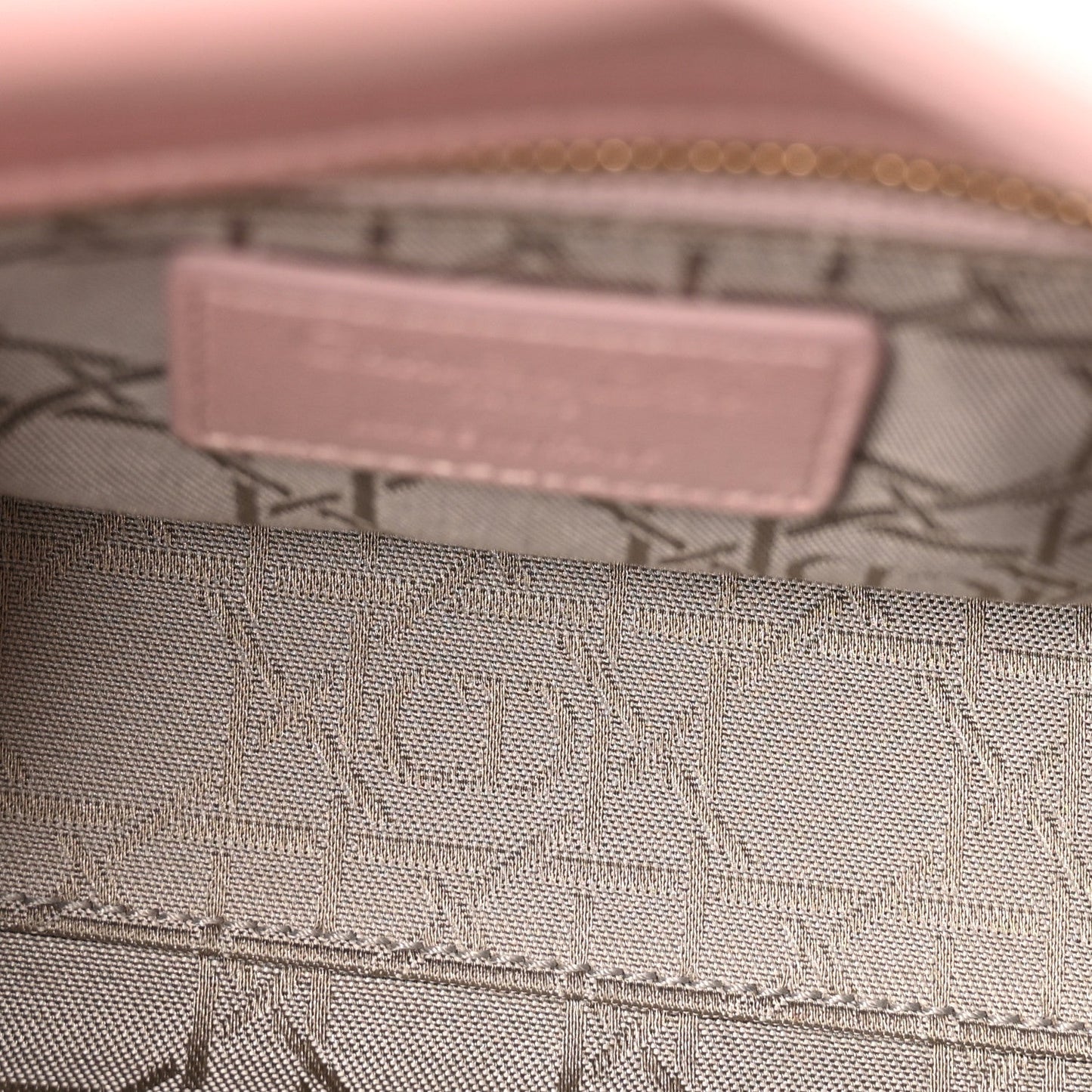 Metallic Lambskin Cannage Mini Lady Dior Lotus