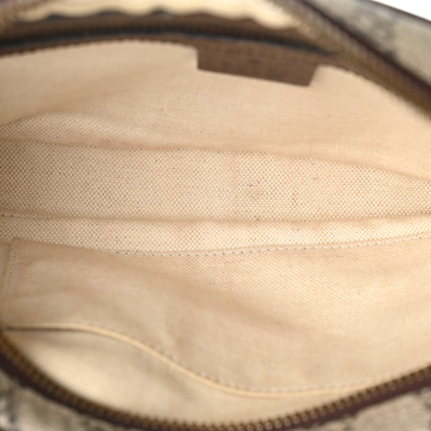 Soft GG Supreme Monogram Medium Ophidia Belt Bag Dark Brown