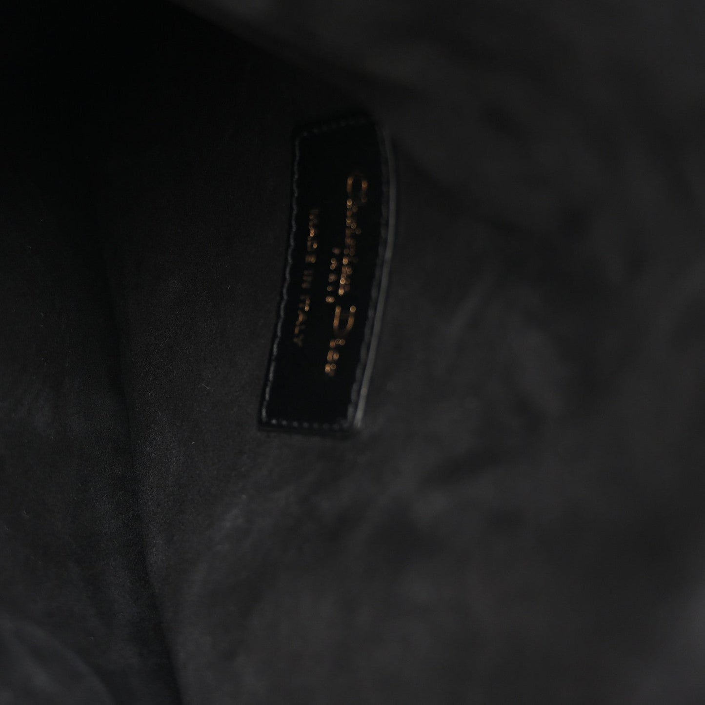 Calfskin Saddle Belt Bag Black