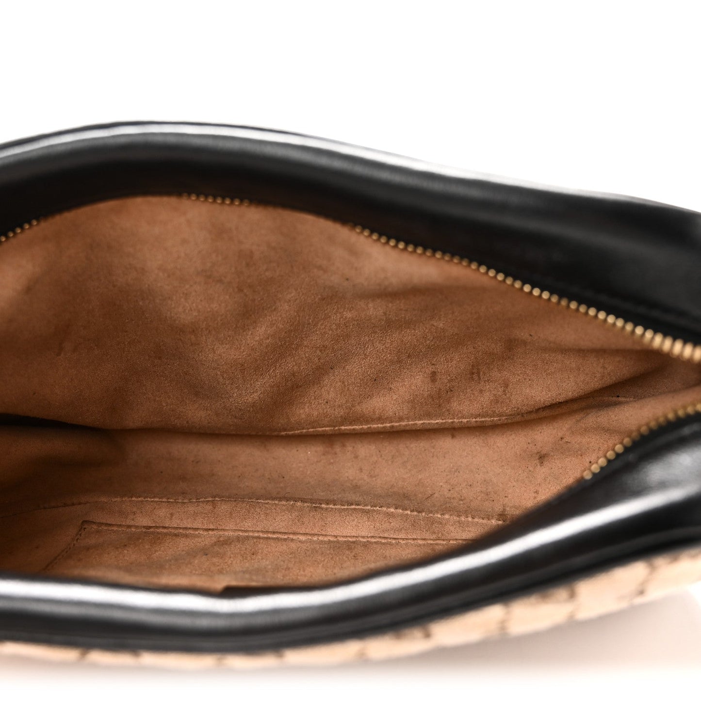 Monogram Matelasse Diagonal Small GG Marmont Chain Shoulder Bag Beige Black Beige Black