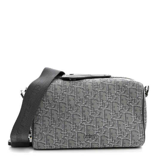 Oblique Jacquard Lingot 22 Bag Silver