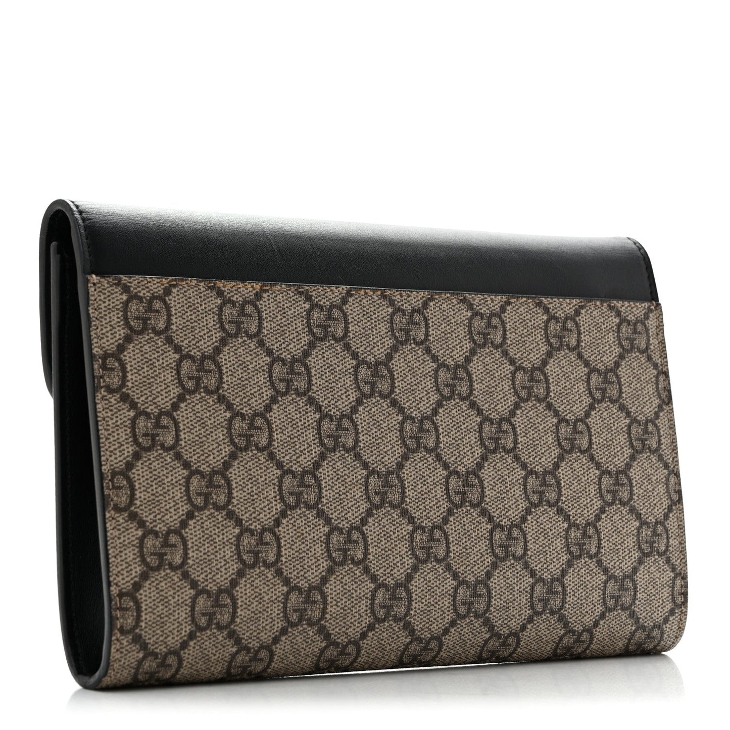 GG Supreme Monogram Mini Peony Pearly Black