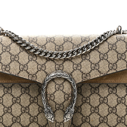 GG Supreme Monogram Small Dionysus Shoulder Bag Taupe