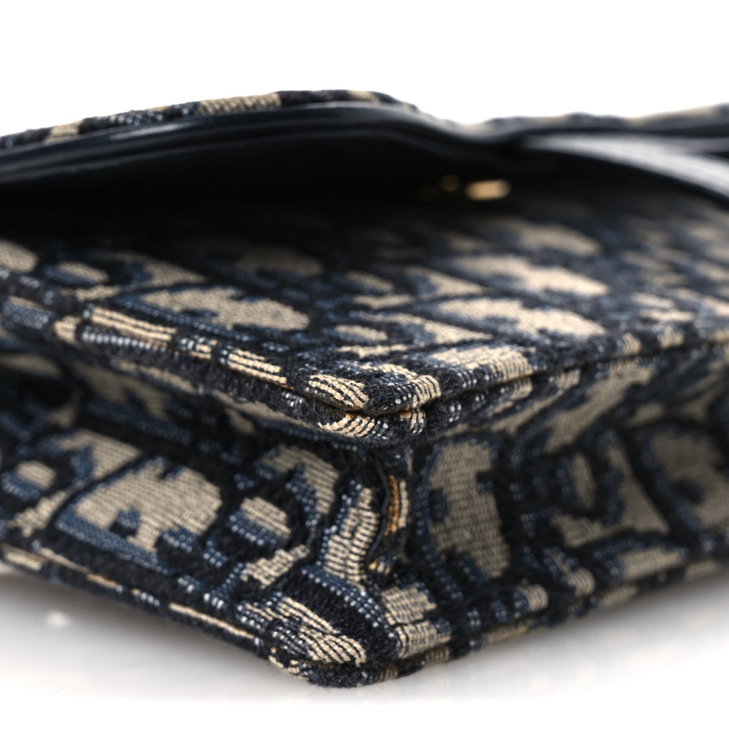 Oblique Saddle Belt Bag Blue