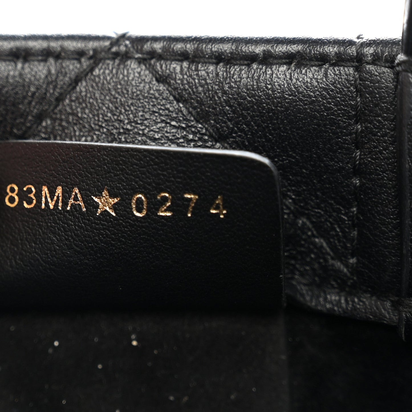 Calfskin Macrocannage Mini Book Tote Black