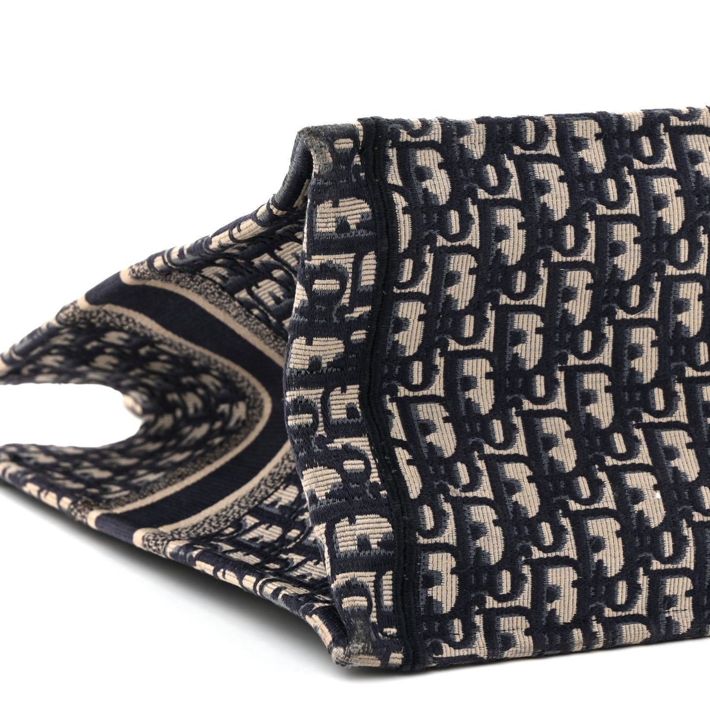 Oblique Large Book Tote Blue Multicolor