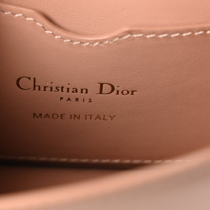 Smooth Calfskin Micro 30 Montaigne Flap Bag Rose Des Vents