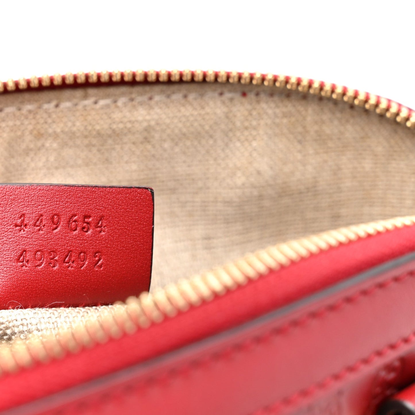 Soft Microguccissima Mini Dome Bag Rosso